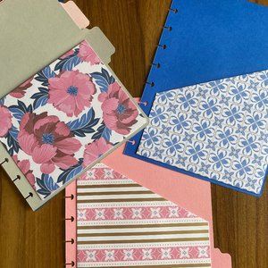 Happy Planner Folders with Tabs